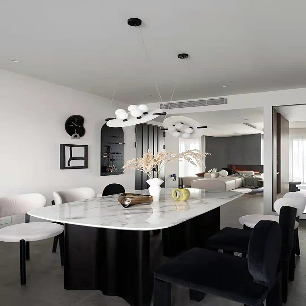 Imirila ronde hanglamp van glas