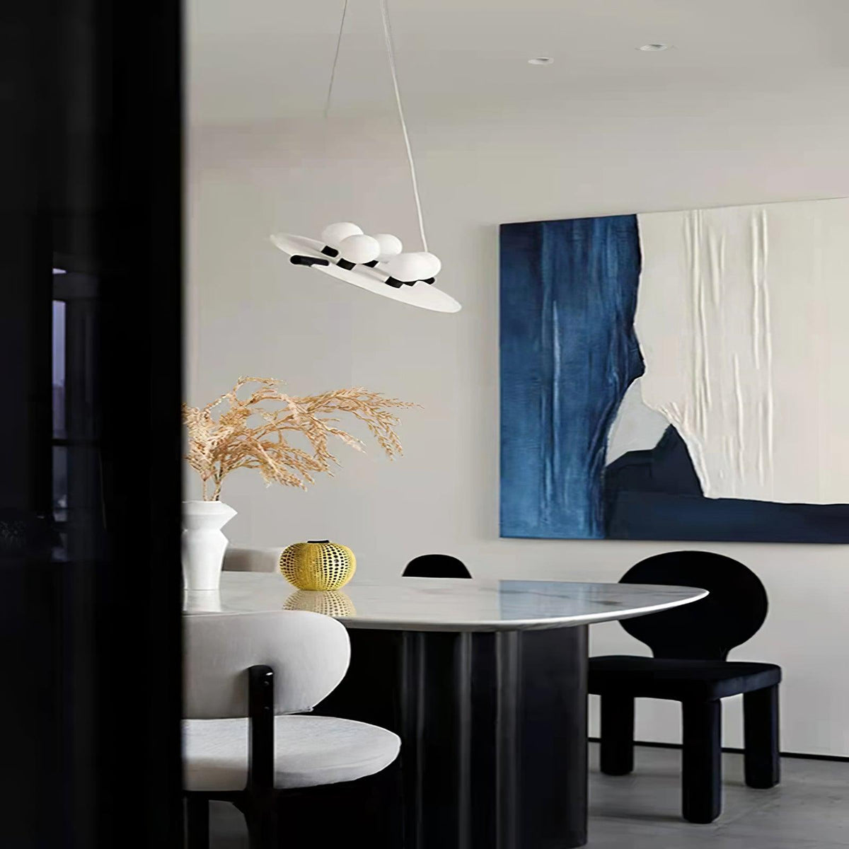 Imirila ronde hanglamp van glas
