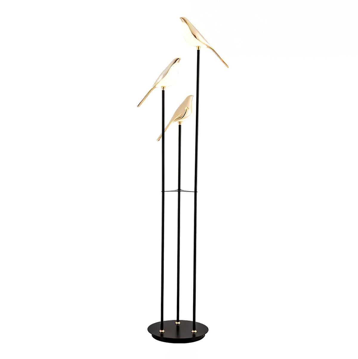 Vont Art Deco messing vloerlamp