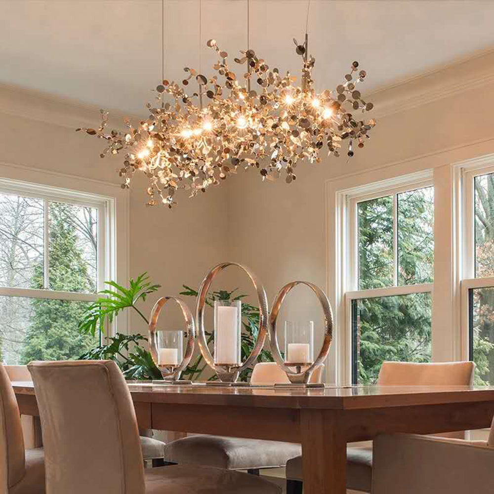 Olivia Design Vuurwerk LED Hanglamp Metaal Goud/Zilver Slaap/Woon/Eetkamer