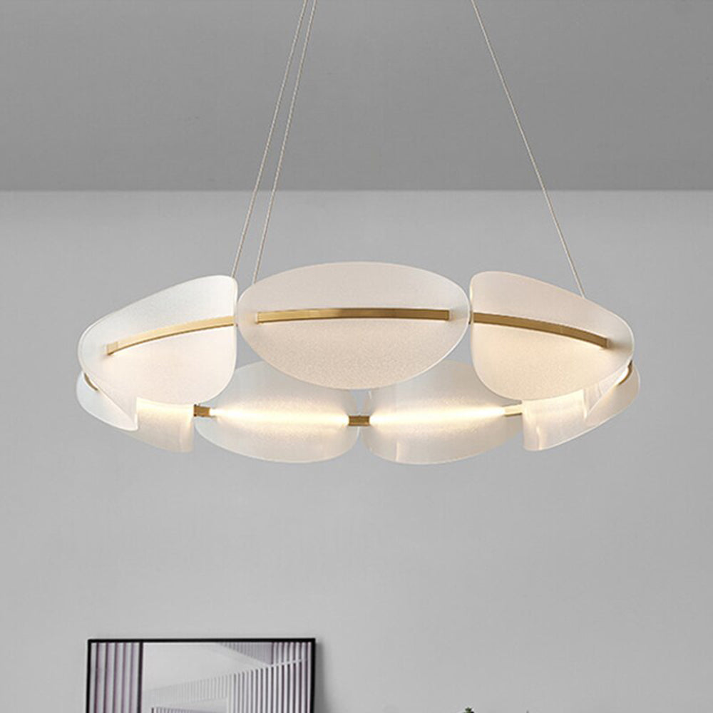 Bella Moderne Ringvormige Metalen Hanglamp Slaapkamer/Eetkamer