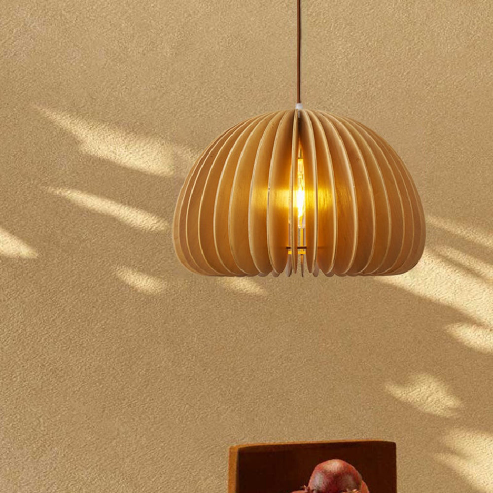Ozawa Moderne Design Ronde LED Hanglamp Hout Woonkamer Keuken