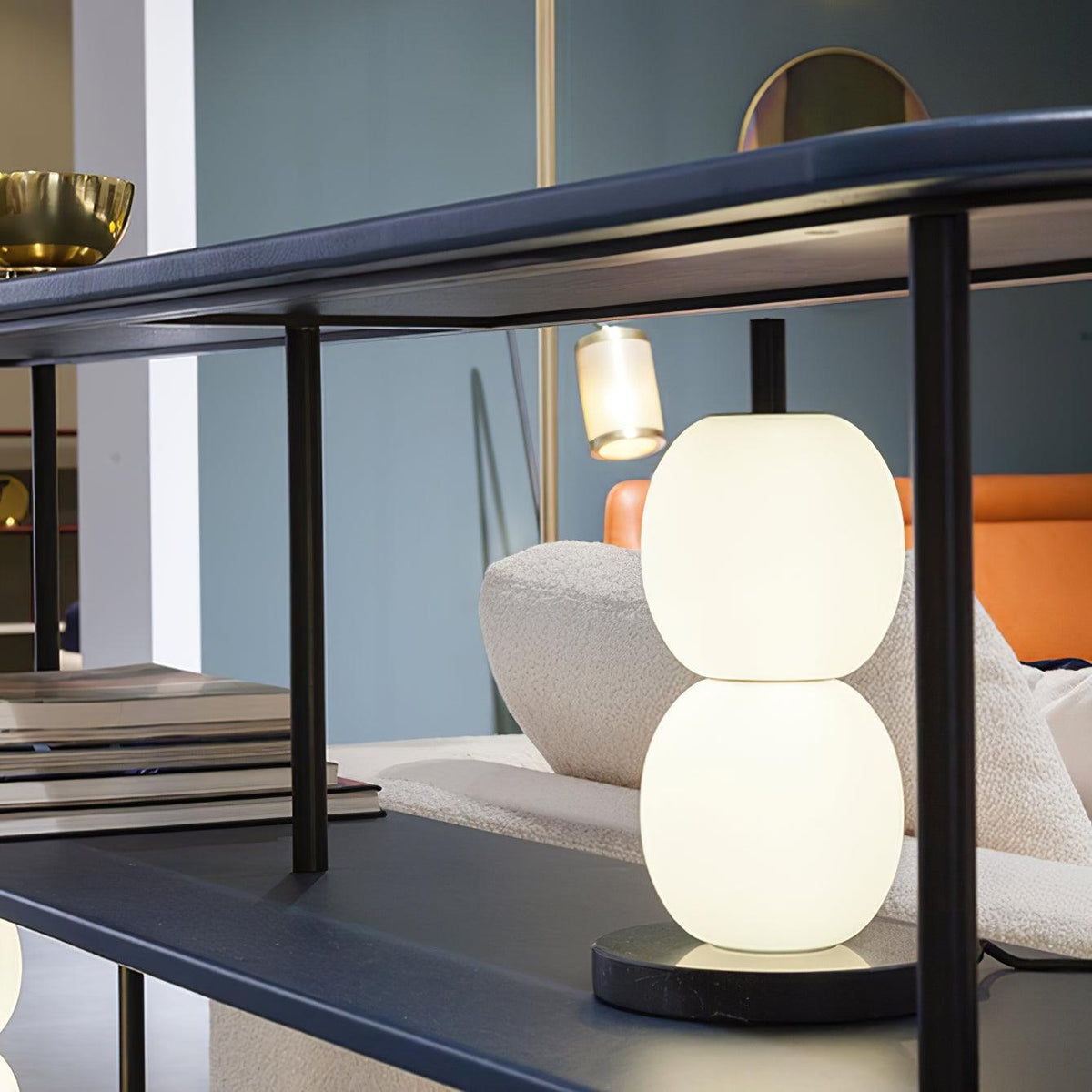 Olive Moderne tafellamp van marmer