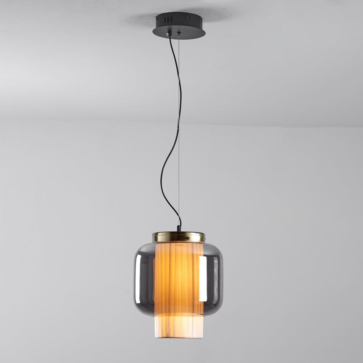 Auren Moderne hanglamp van glas