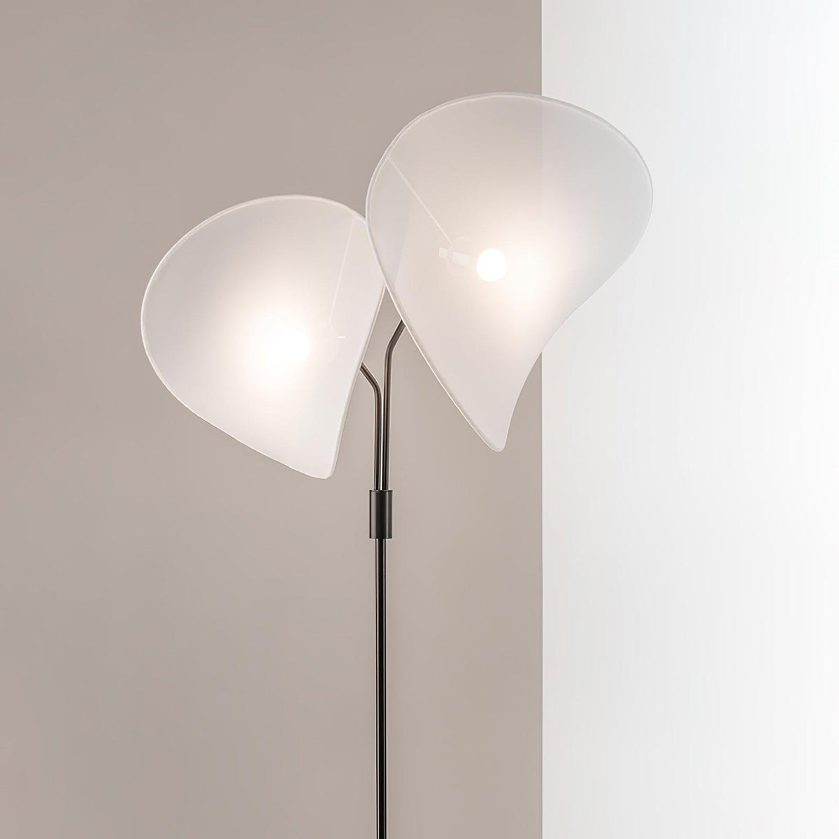 Linivora Moderne vloerlamp van stof