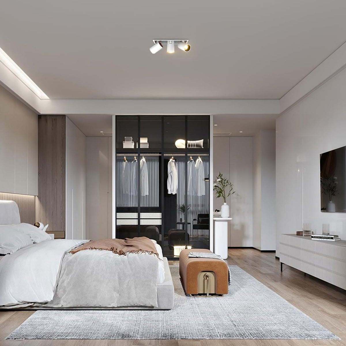 Dia plafondlamp Spotlight Zwart voor Woonkamer
