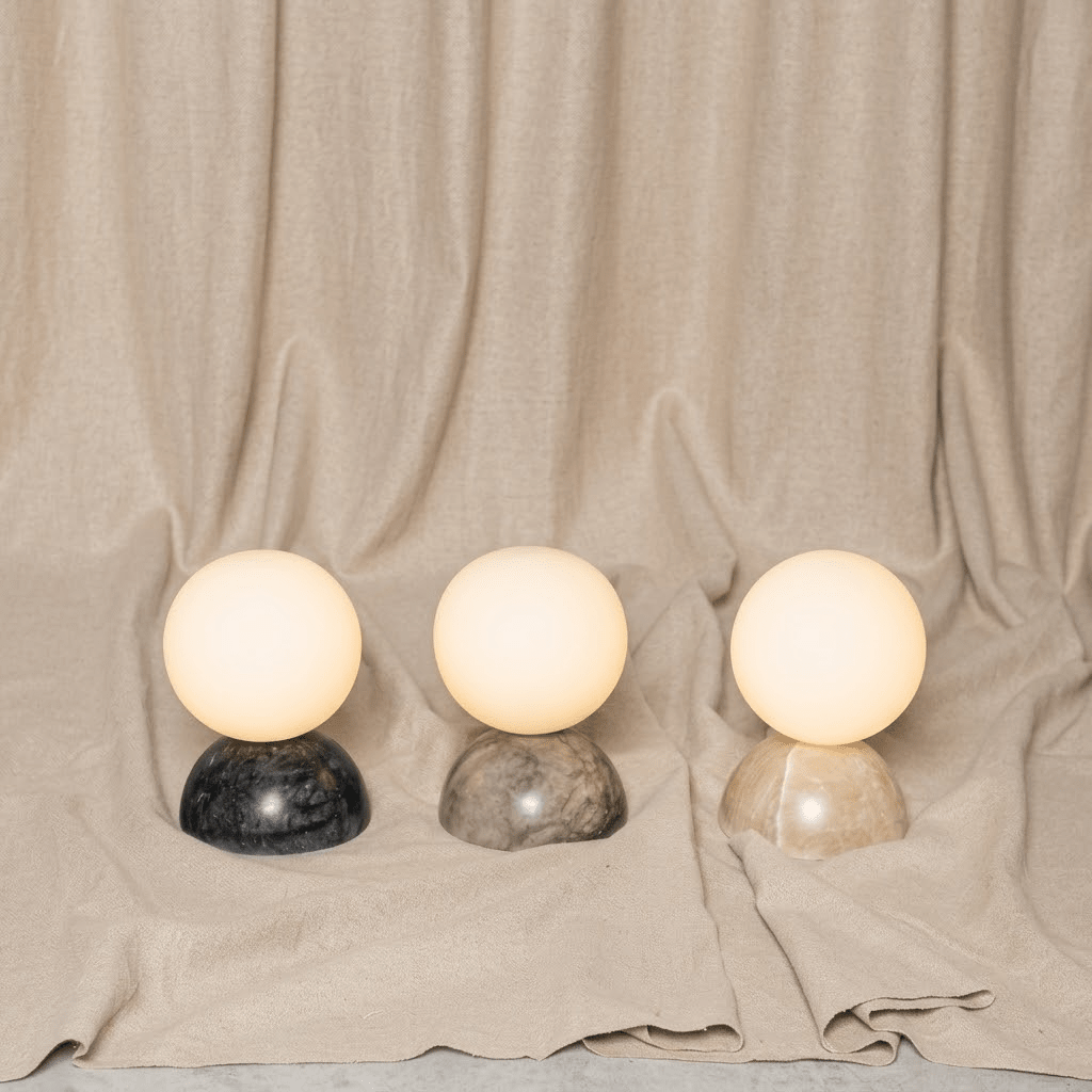 Marmer wandlamp