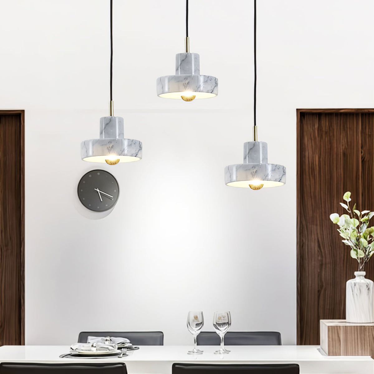 Cunorora Premium Noordse kunst Aura marmer hanglamp