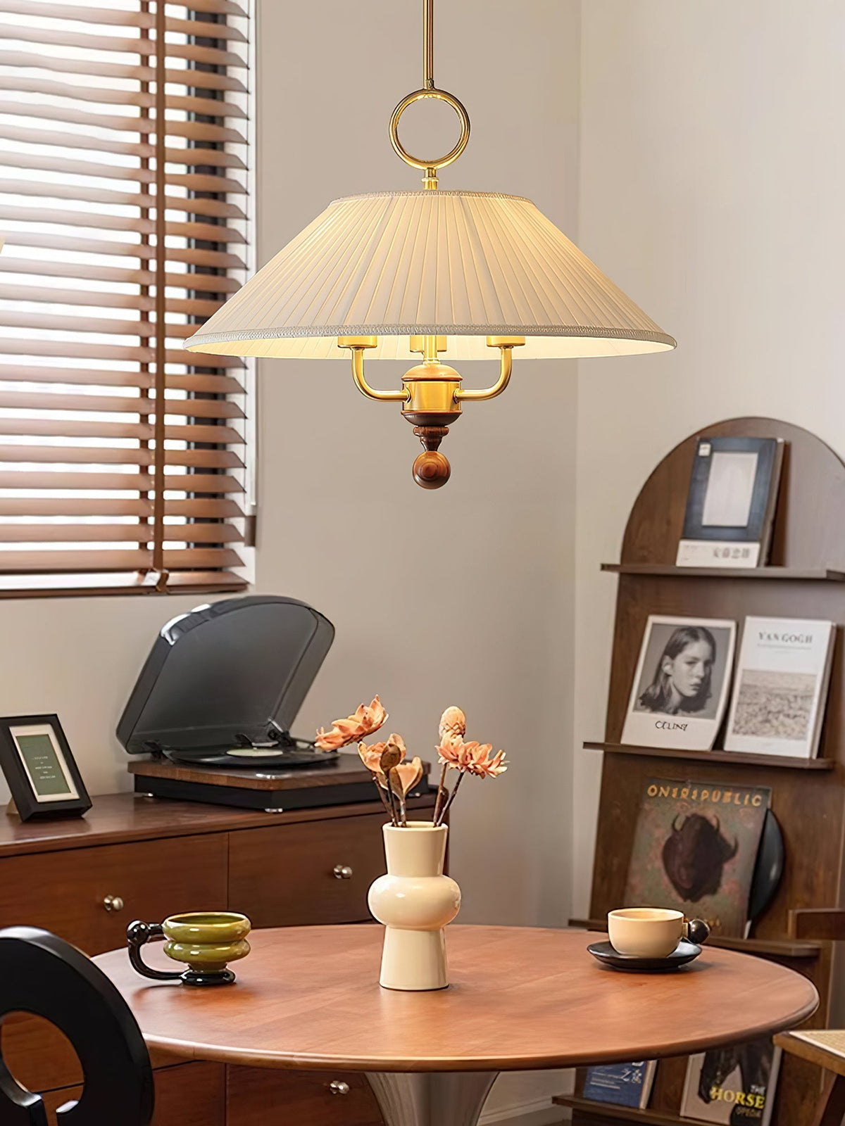 Xylren geplooide hanglamp