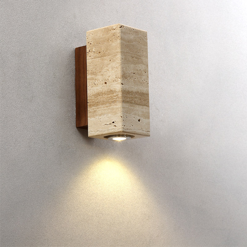 Norenina travertin wandlamp