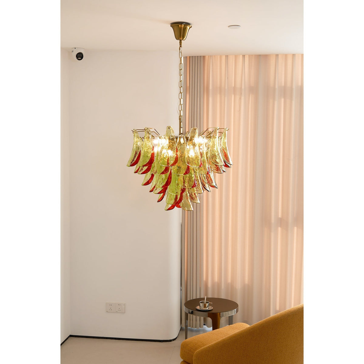 Celoraria Kroonluchter Murano-glas Bloemblaadjes Elegante