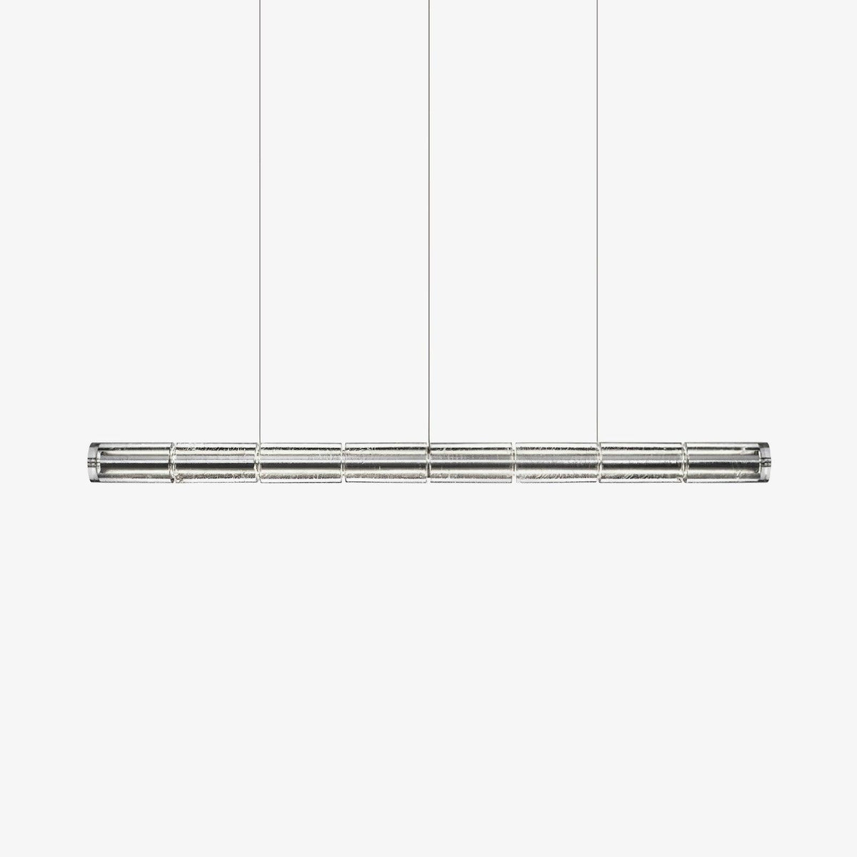 Karoa lineaire hanglamp met matglas