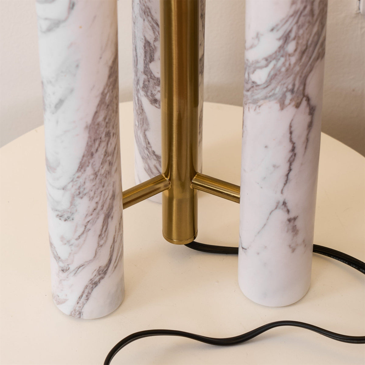 Trio marmeren moderne tafellamp