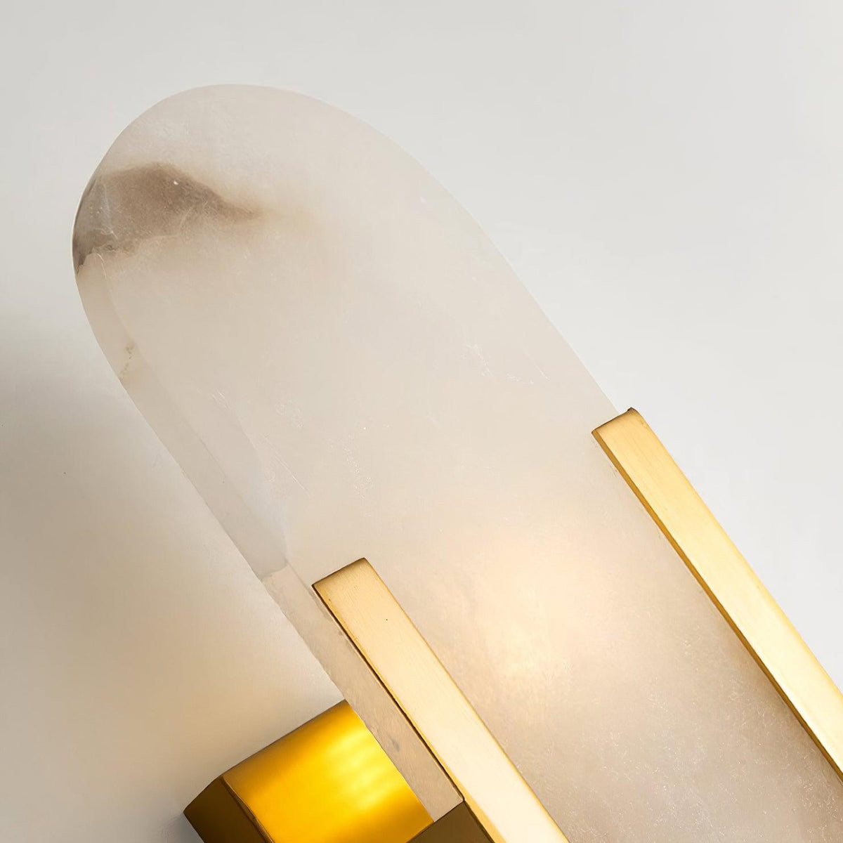 Bano Oblong albasten wandlamp met stekker