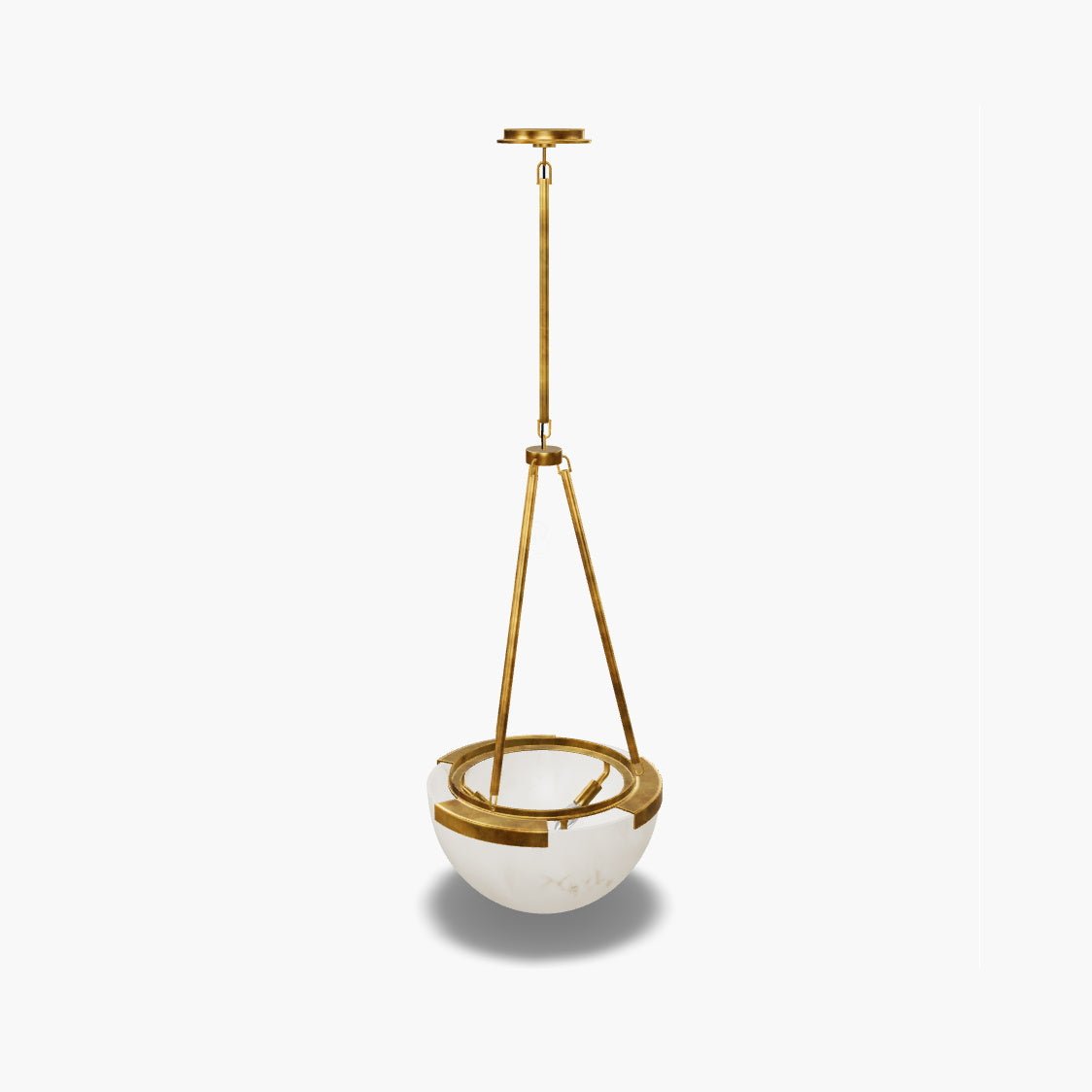 Dione Minimalistische hanglamp van albast