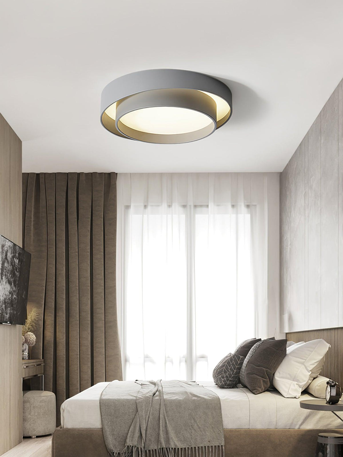 Velaline plafondlamp dubbele lagen moderne cilinder