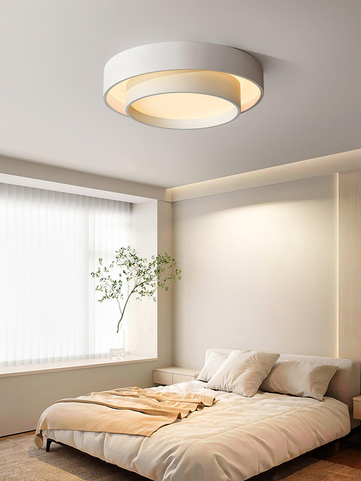 Velaline plafondlamp dubbele lagen moderne cilinder