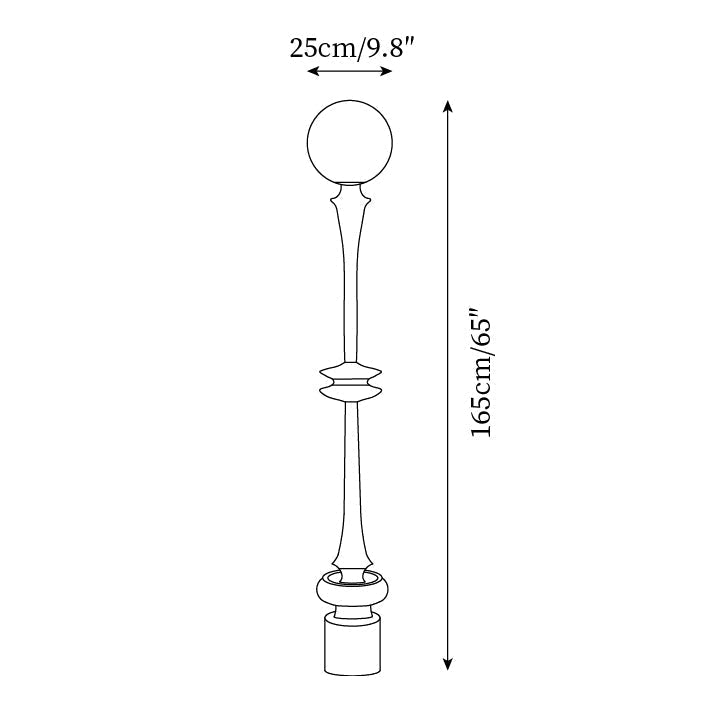 Spindle vloerlamp