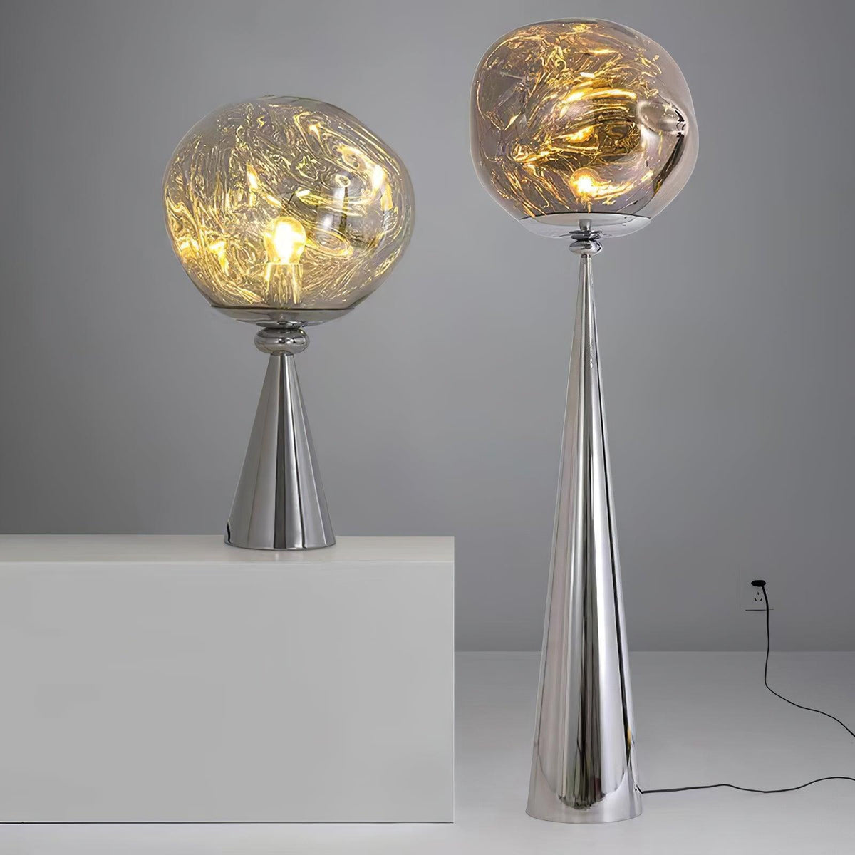 Ovexin Grijs eigentijdse vloerlamp