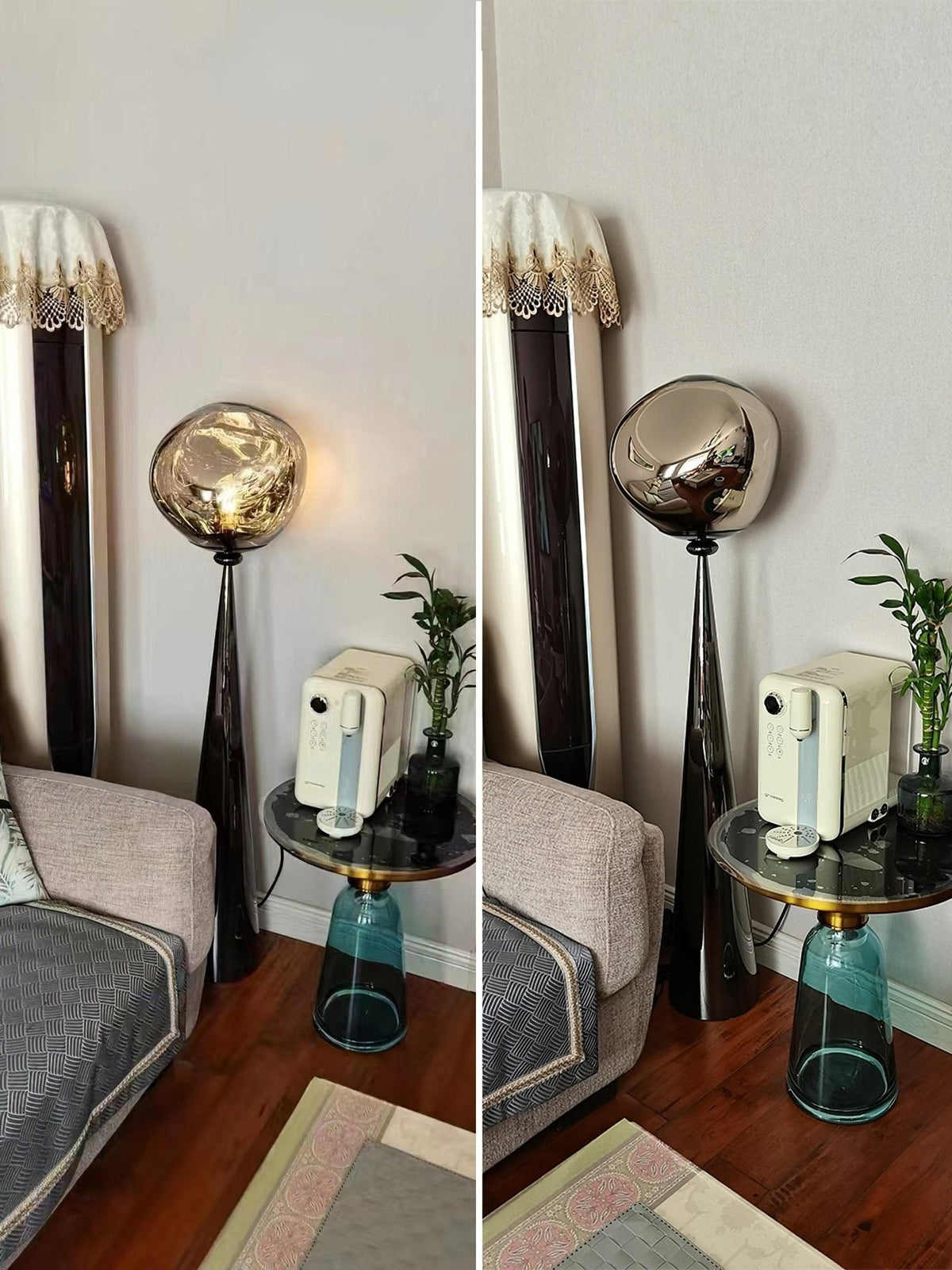 Ovexin Grijs eigentijdse vloerlamp