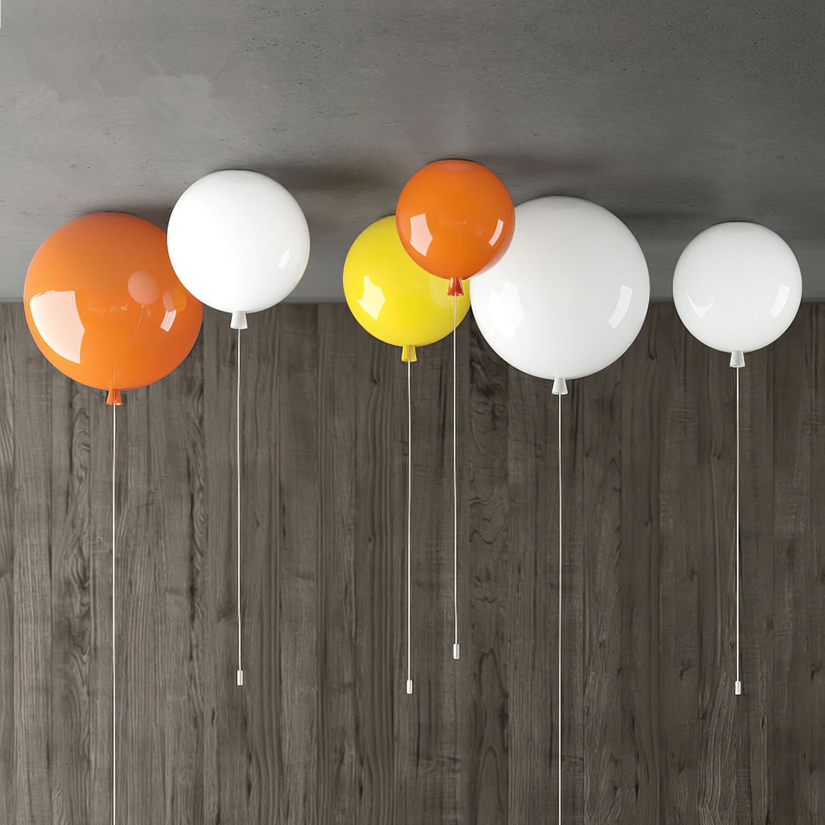Elaron hanglamp ballonvorm speels