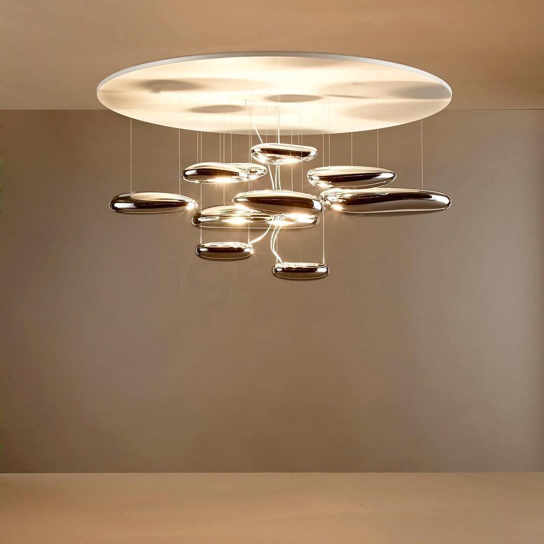 Feririan plafondlamp aluminium kiezels