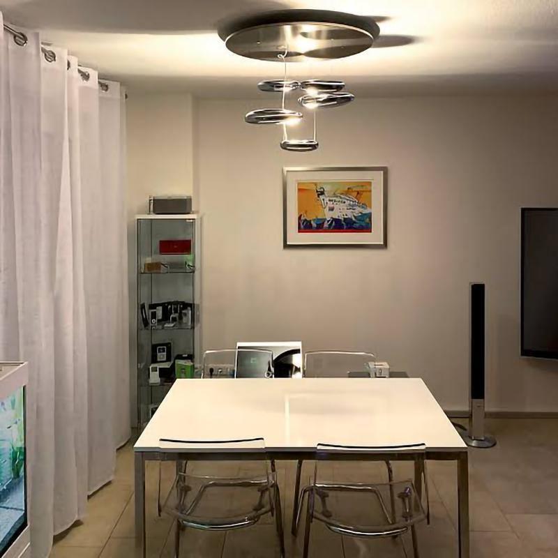 Feririan plafondlamp aluminium kiezels