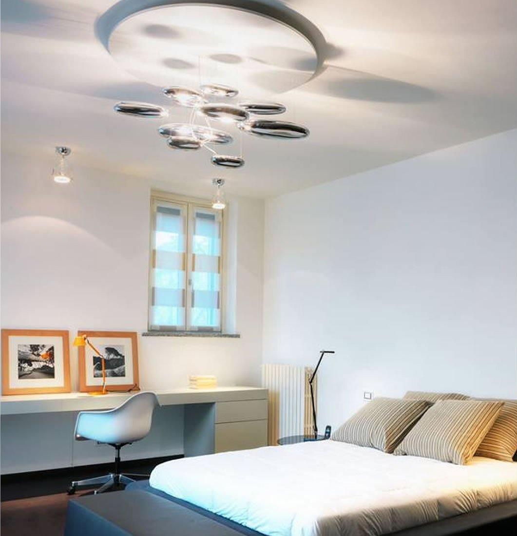 Feririan plafondlamp aluminium kiezels