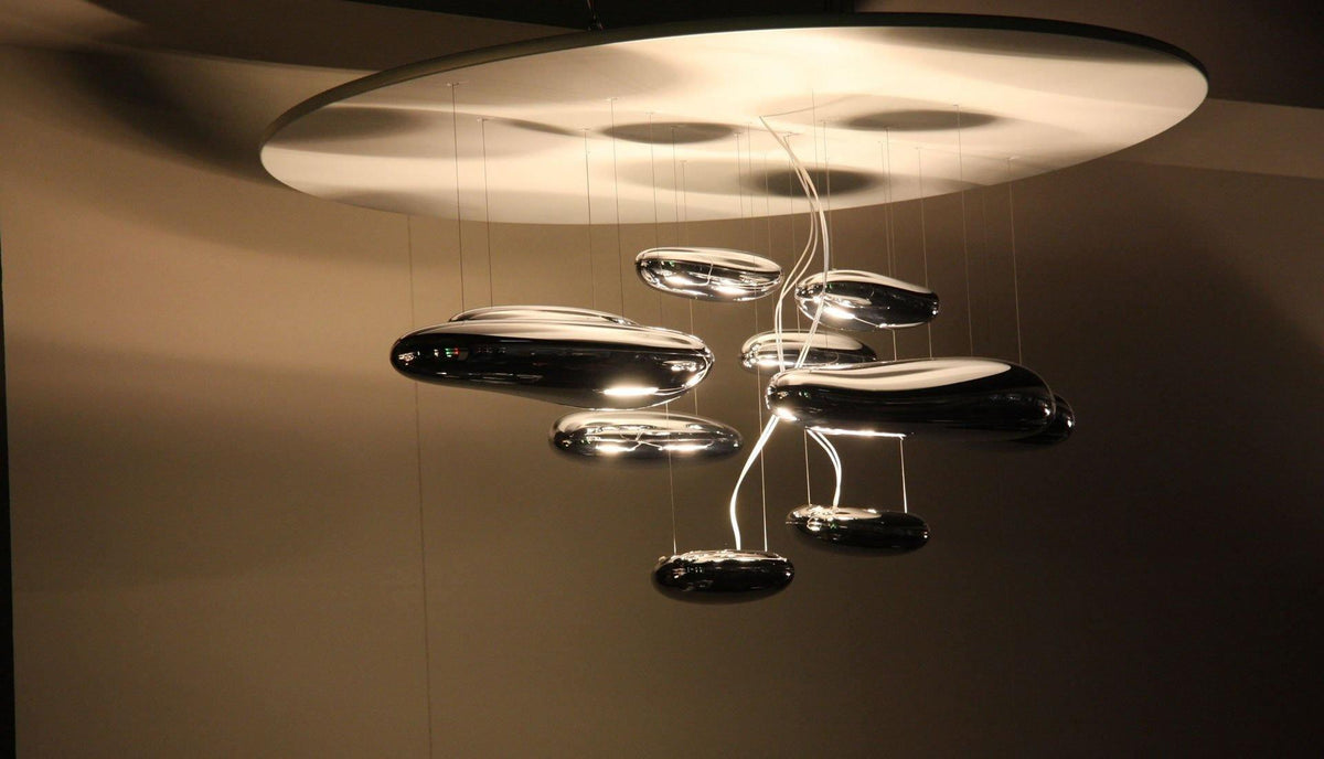 Feririan plafondlamp aluminium kiezels