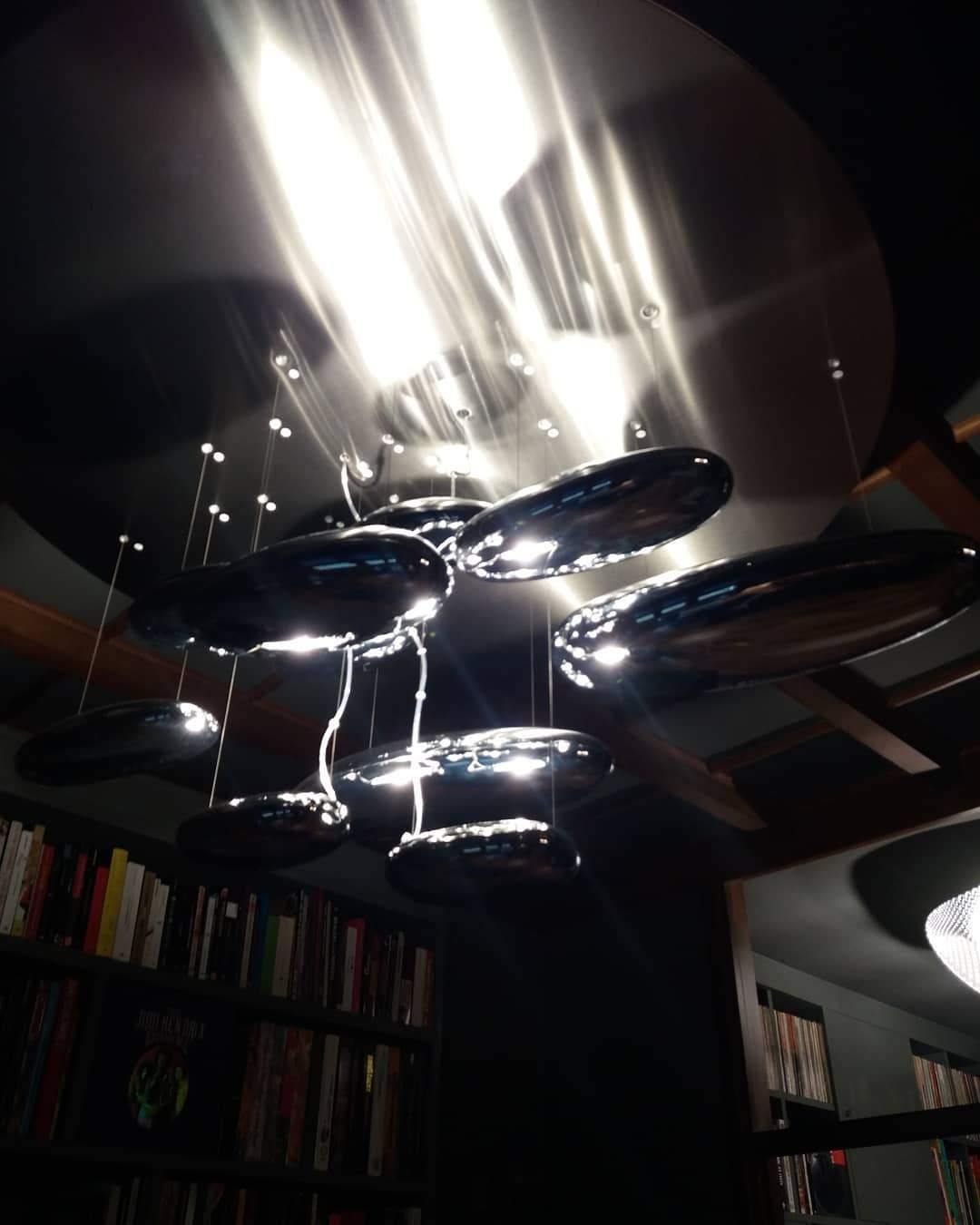 Feririan plafondlamp aluminium kiezels