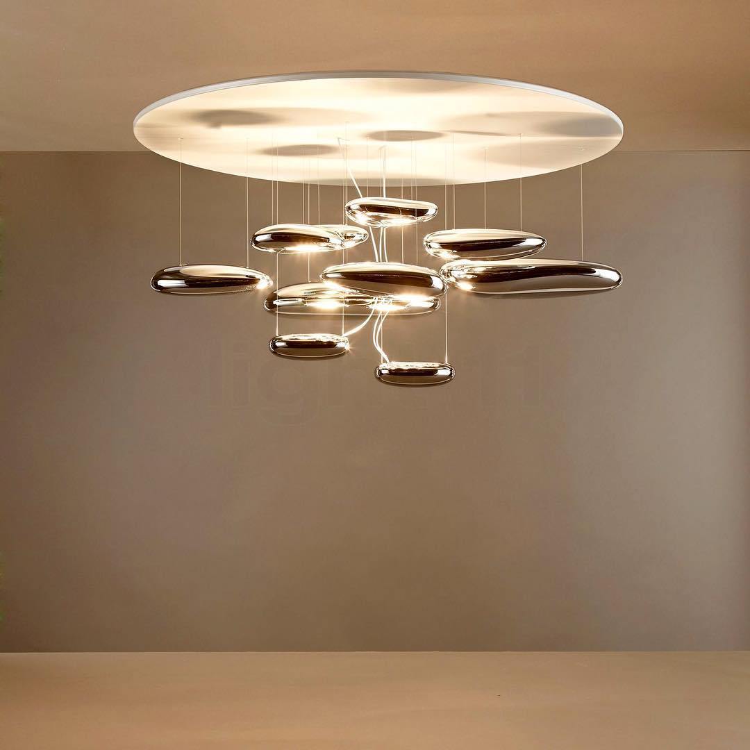 Feririan plafondlamp aluminium kiezels