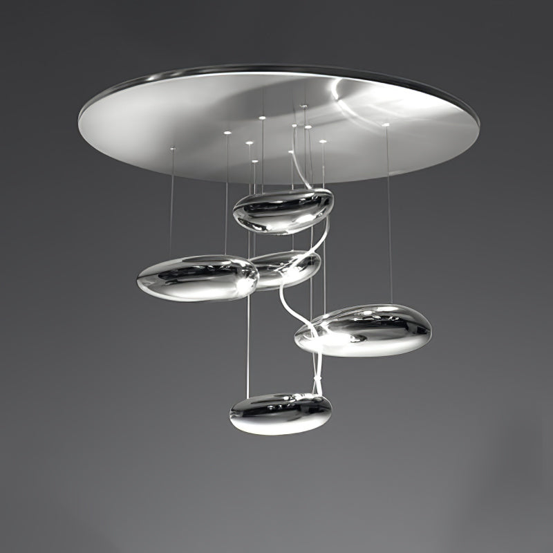 Feririan plafondlamp aluminium kiezels
