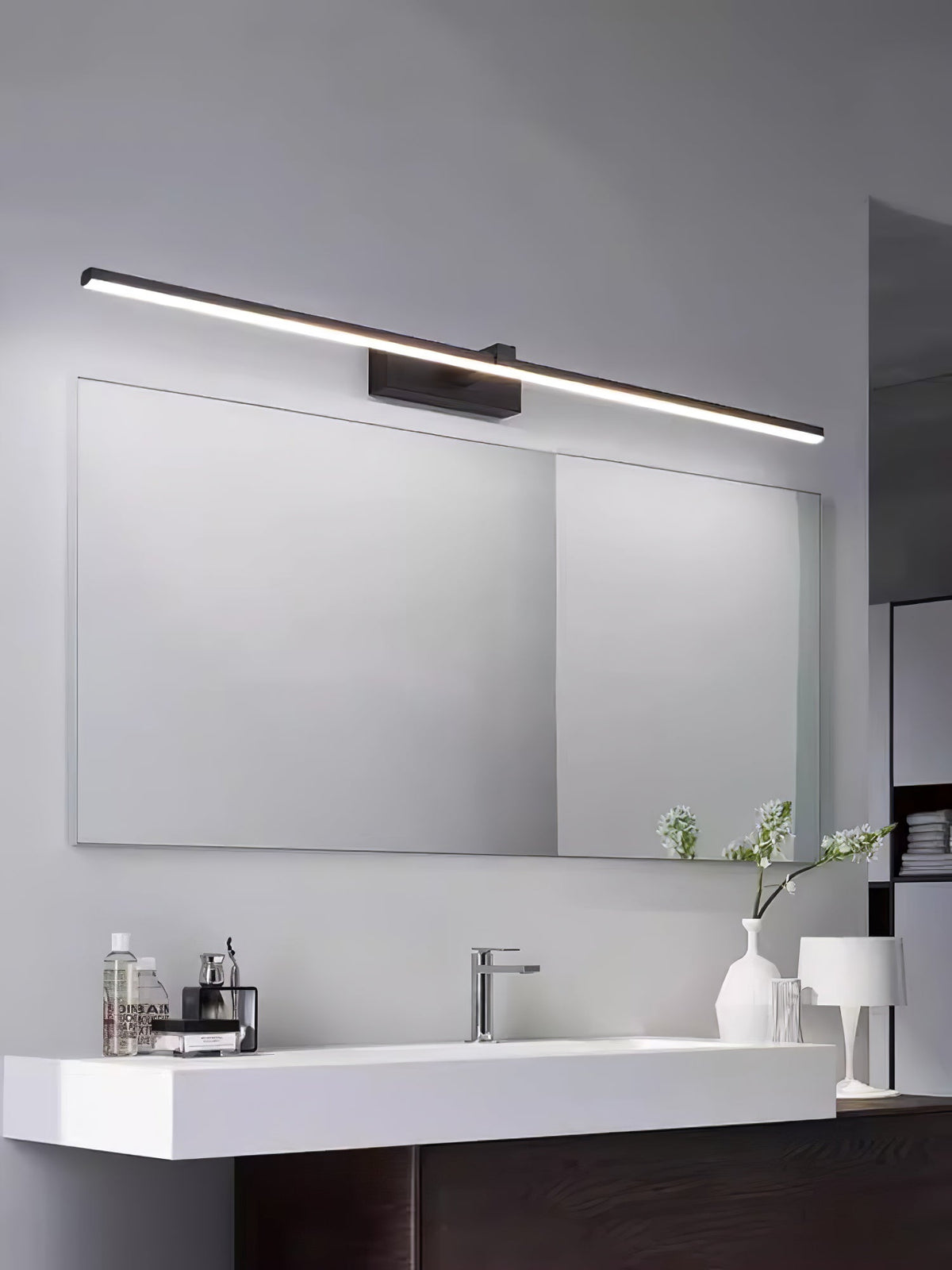 Yume Lineair modern Minimalistisch Spiegel Wandlamp