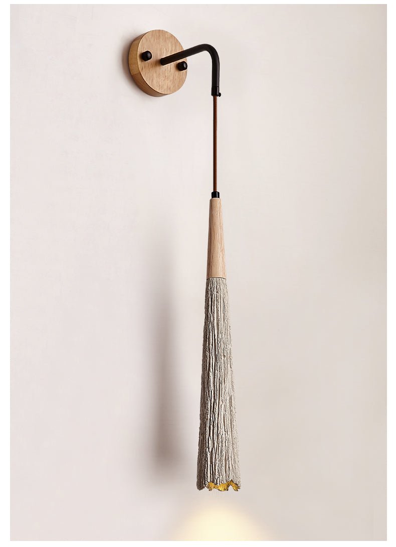Microcement wandlamp