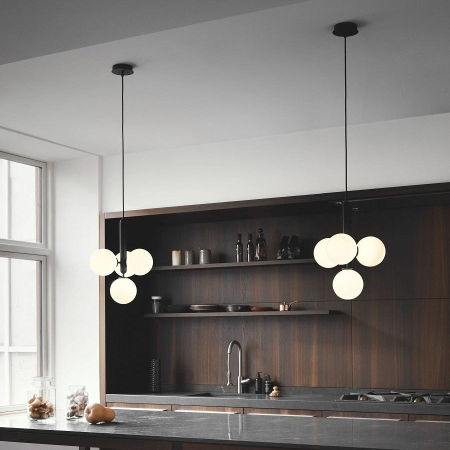 Valentina Moderne Bubble Hanglampen Metaal Glas Eetkamer