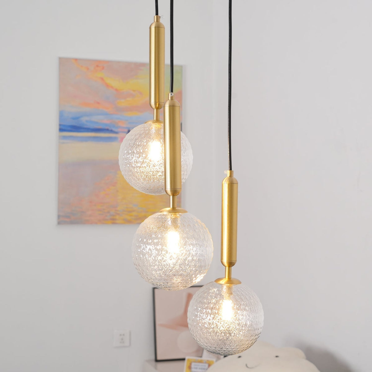 Aurelion Industriële hanglamp van messing