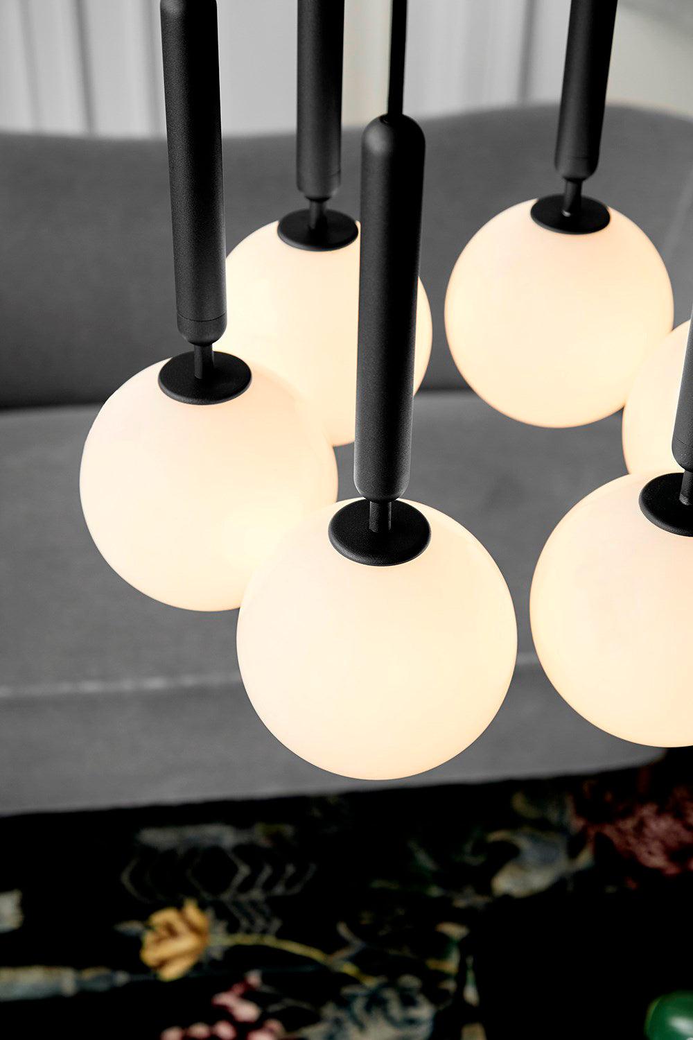 Lioraraya hanglamp met klassieke industriële stijl in glas