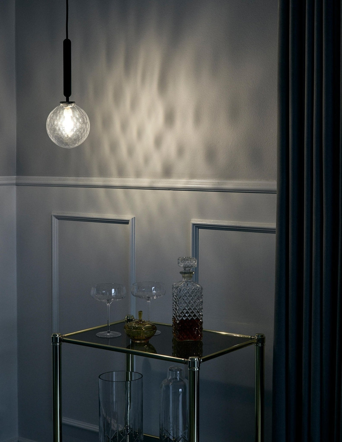 Teloza messing industriële hanglamp