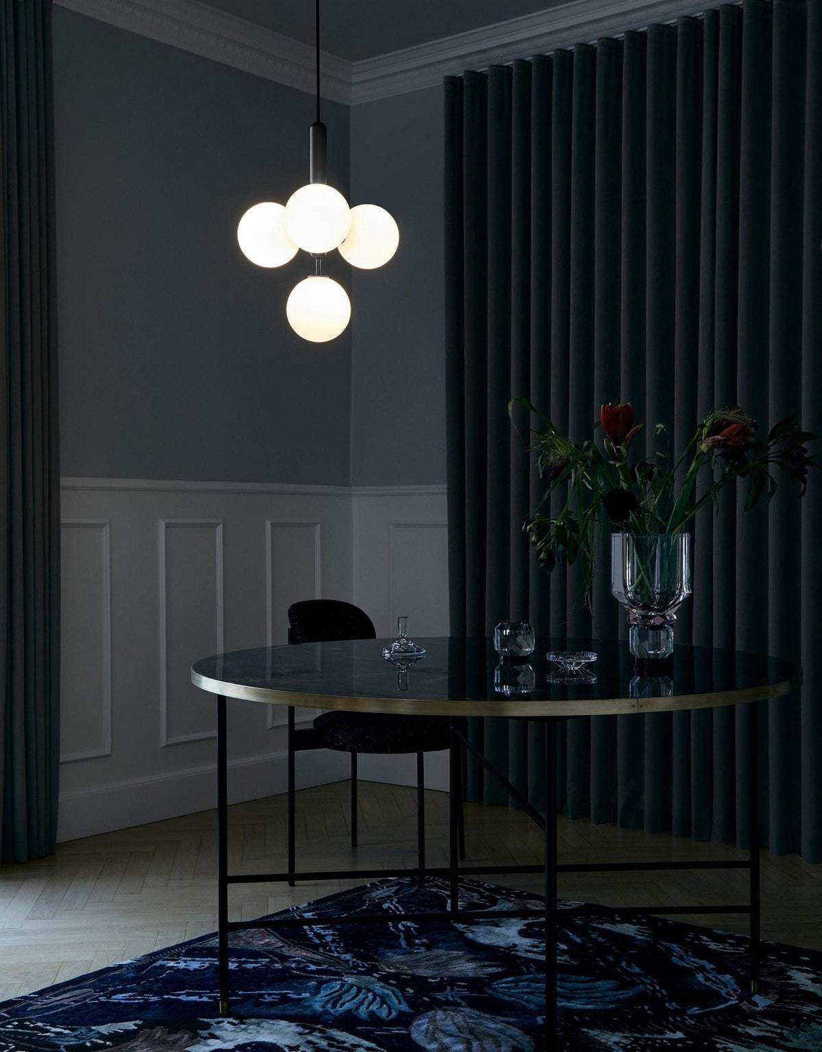Teloza messing industriële hanglamp