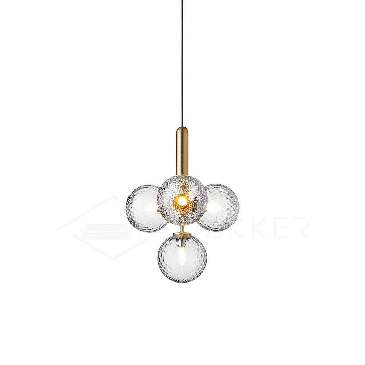 Aurelion Industriële hanglamp van messing