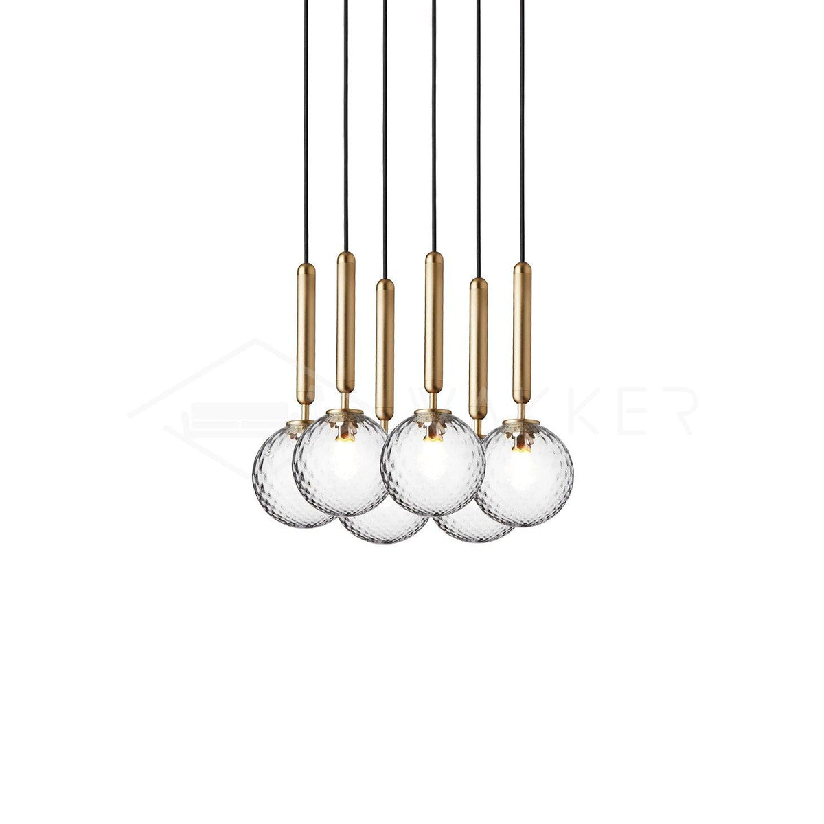 Aurelion Industriële hanglamp van messing