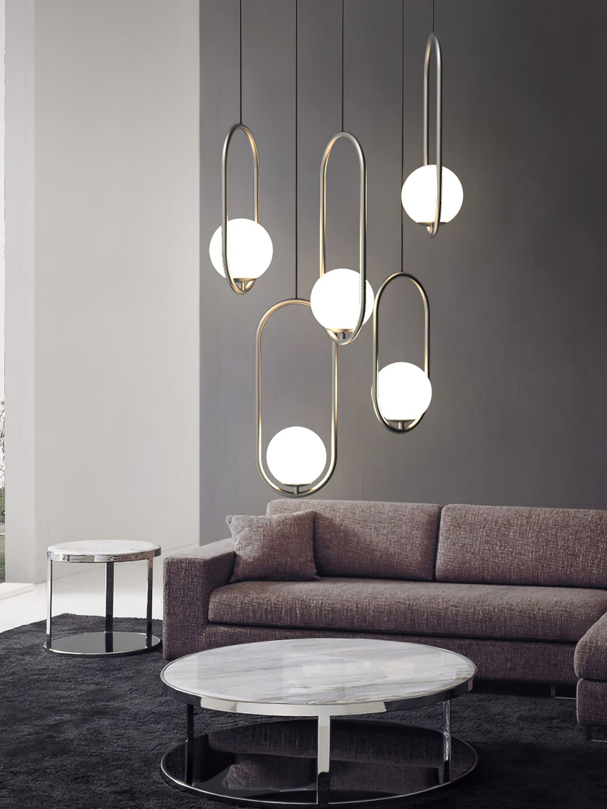 Sorveth Moderne hanglamp van messing