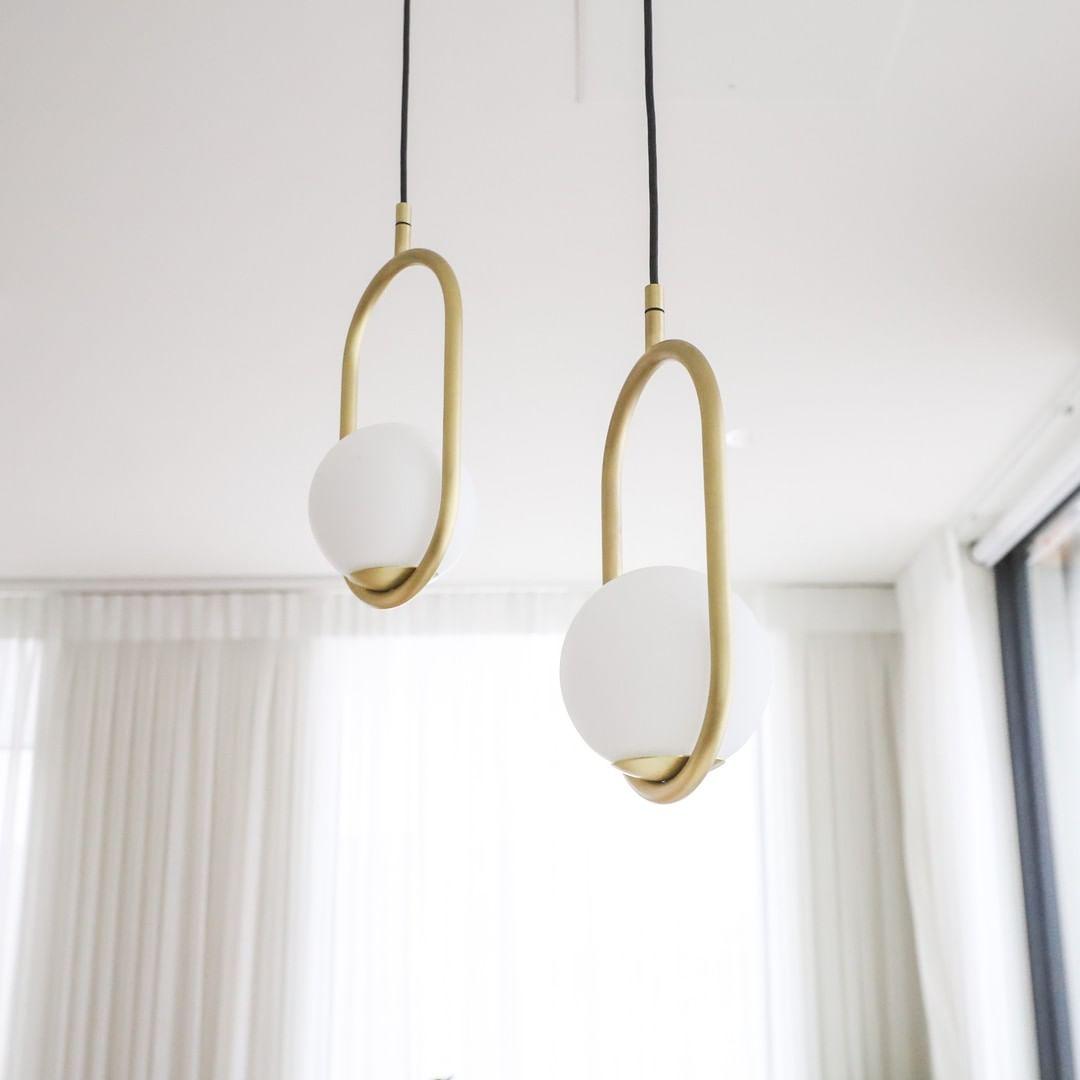 Sorveth Moderne hanglamp van messing