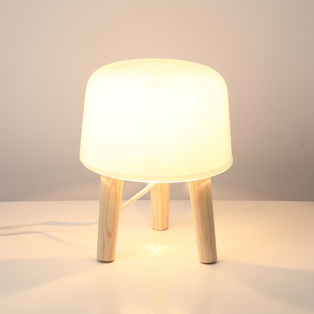 GlowPod houten tafellamp