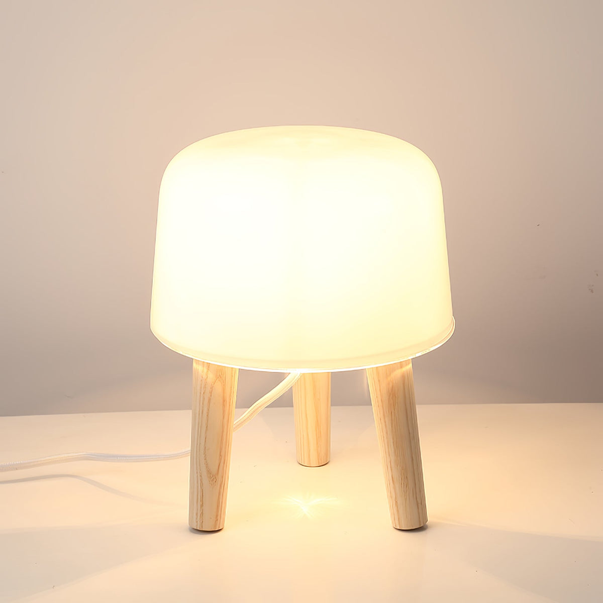 GlowPod houten tafellamp