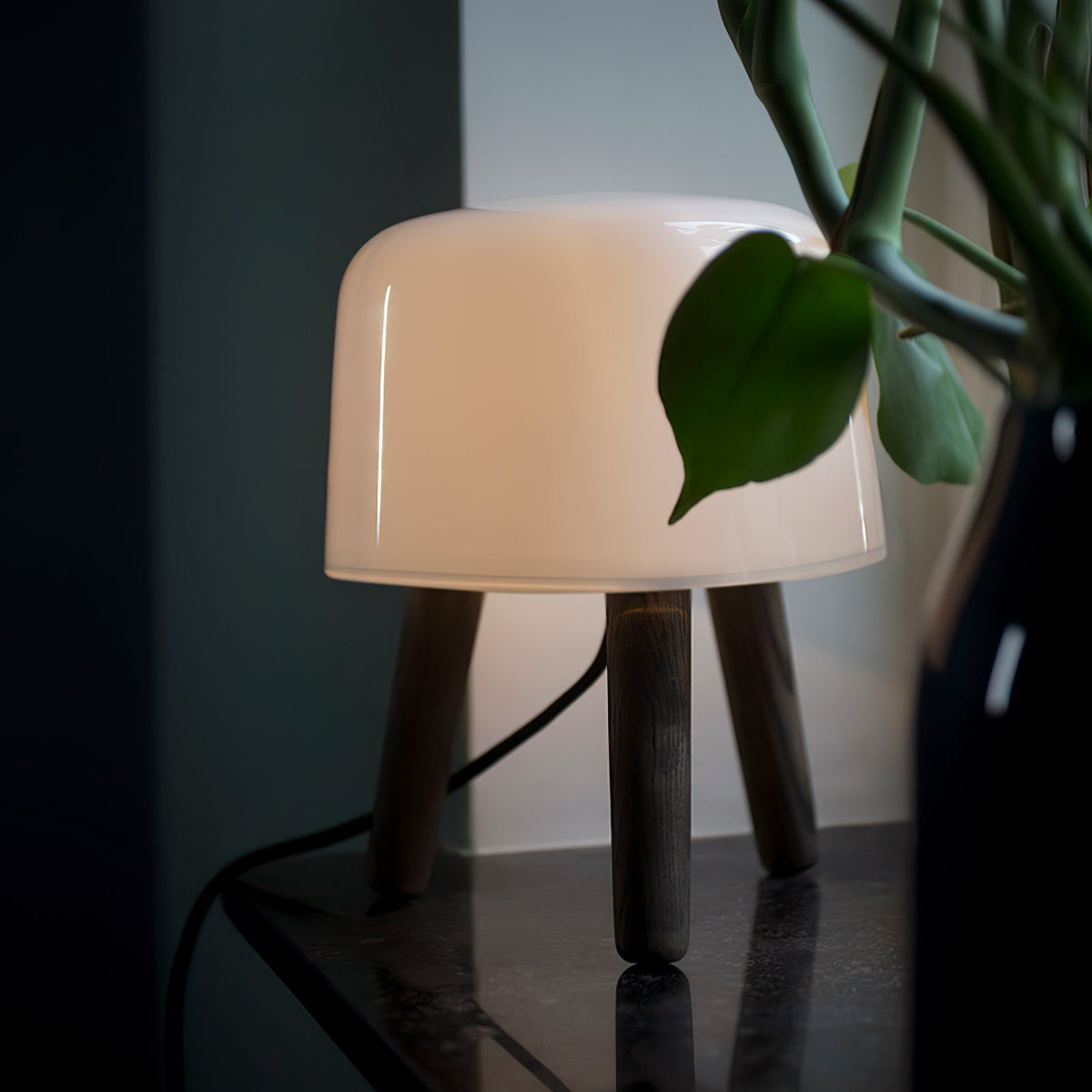 GlowPod houten tafellamp