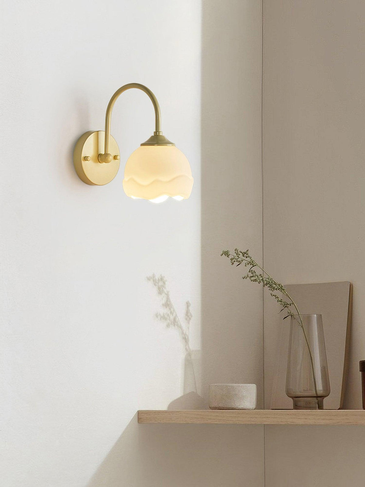 Velorenne elegante wandlamp van glas