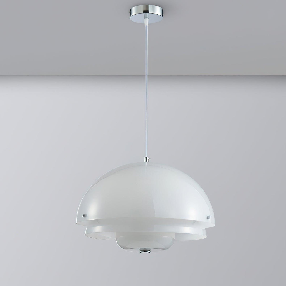 Velisena Unieke witte glazen hanglamp