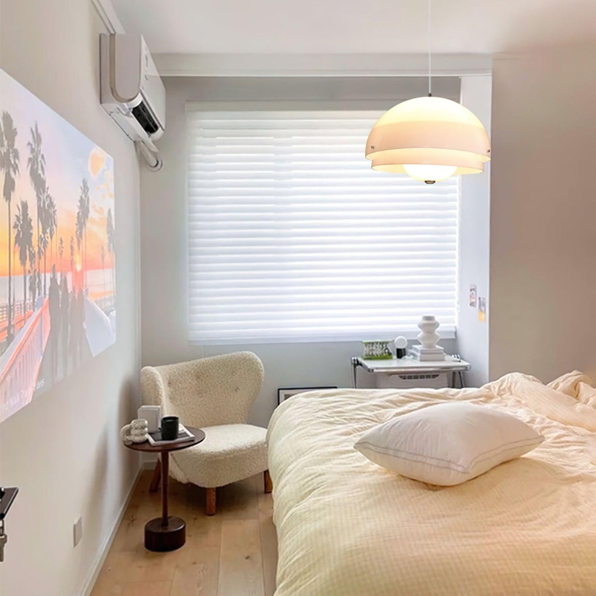 Velisena Unieke witte glazen hanglamp