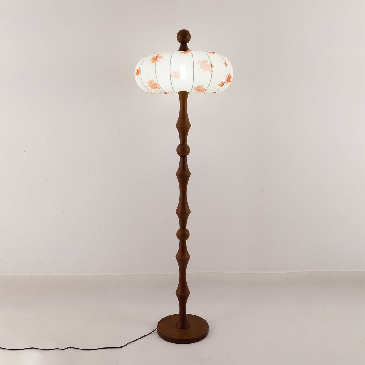 Whispen Houten Stoffen Vintage vloerlamp